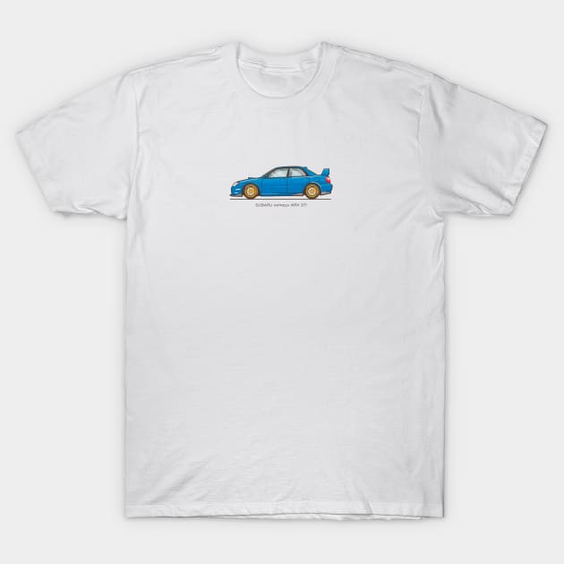 Subaru Impreza WRX STI T-Shirt by Illustration_art